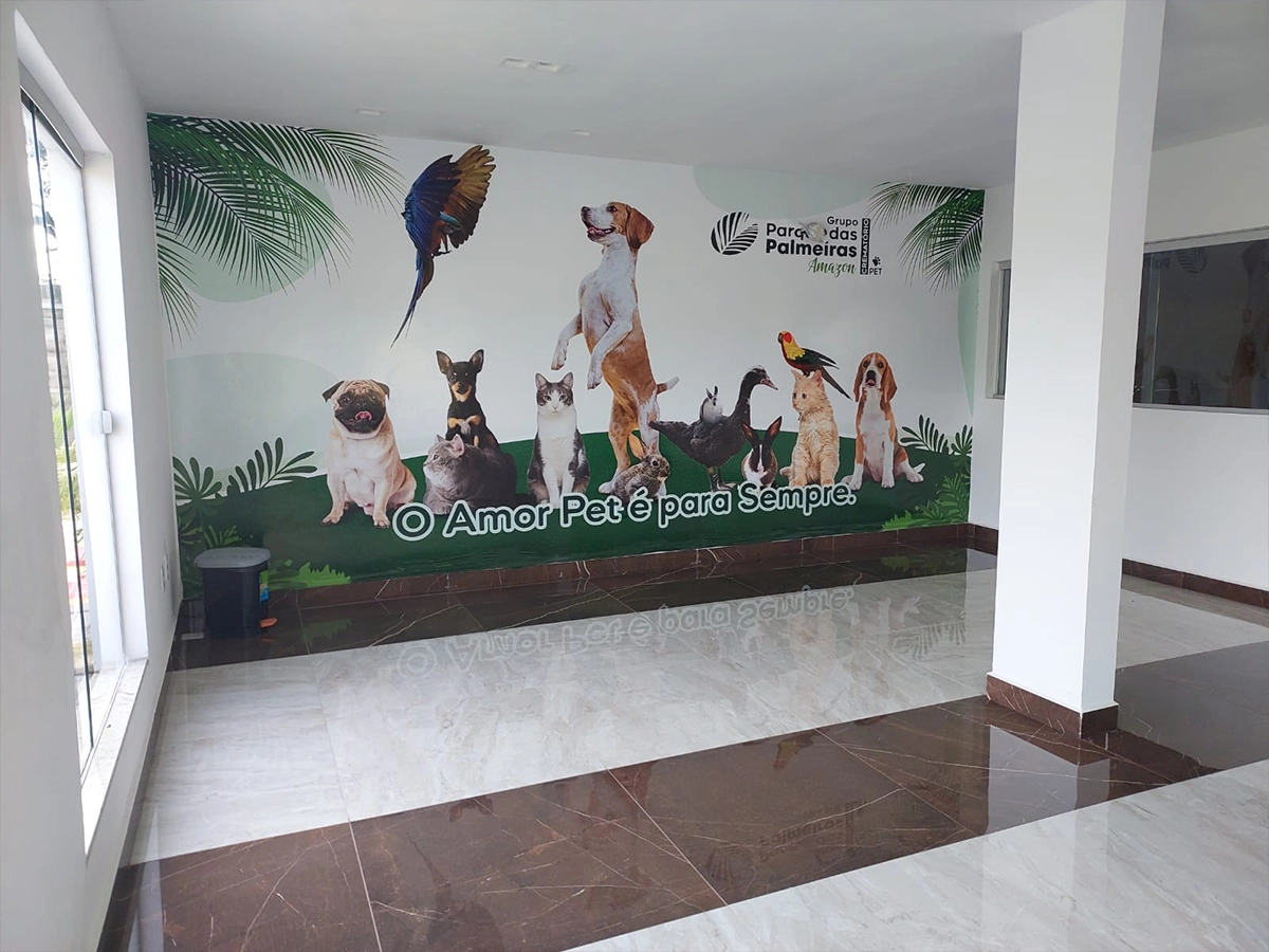 Foto de um Painel do Crematório Pet